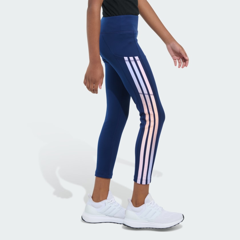 Kids' adidas 3-Stripes Cell Phone Pocket 7/8 Leggings