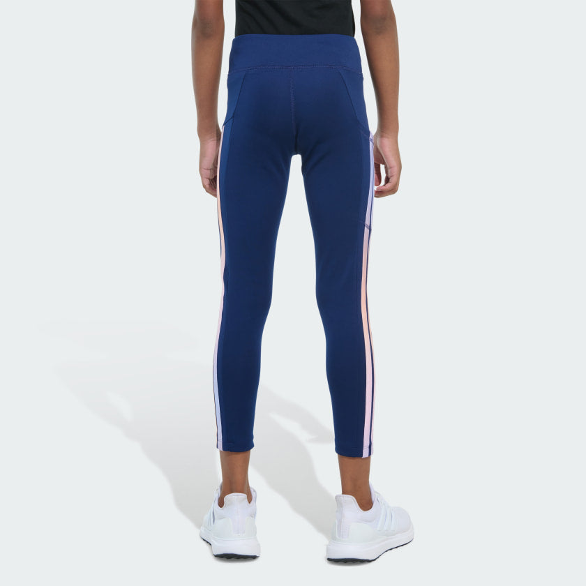 Kids' adidas 3-Stripes Cell Phone Pocket 7/8 Leggings