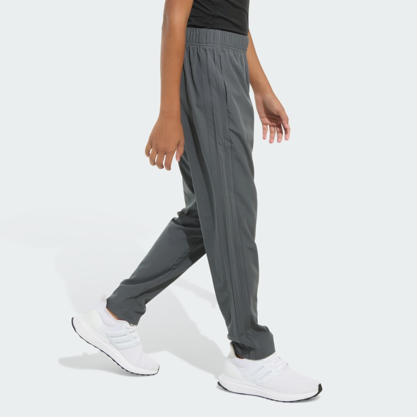 Kids' adidas adidas Elastic Waistband Woven 3-Stripes Stretch Pants