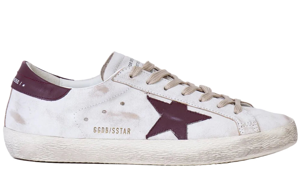 Golden Goose Super-Star White Red