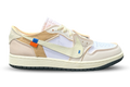 Jordan 1 Low OG EX ‘Off-White Inspired’ Coconut Milk (Handcrafted Custom)